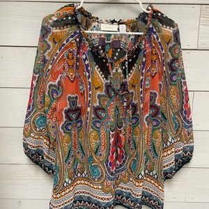 Colorful Chico’s Top